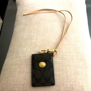 Coach card holder